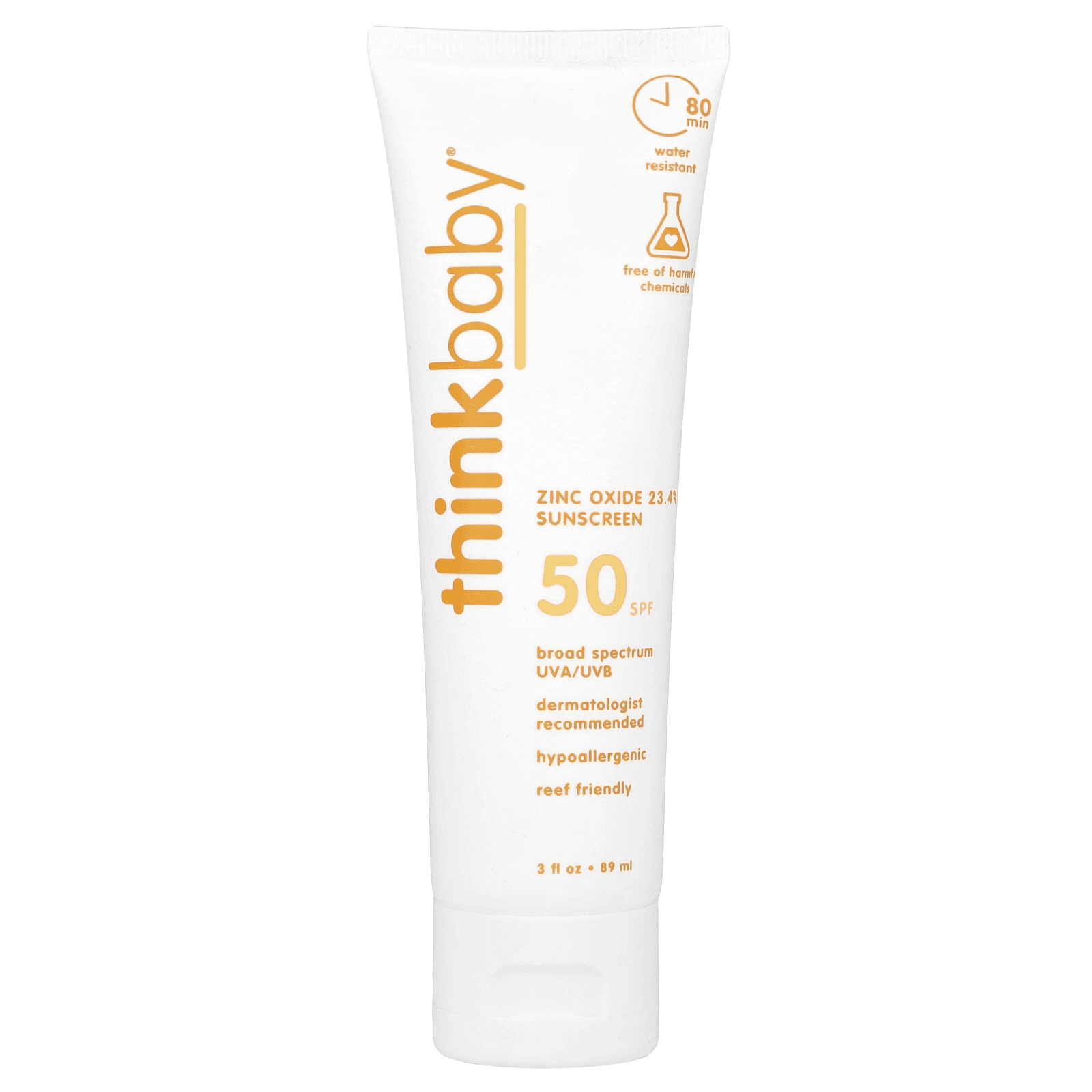 シンク シンクベビー 酸化亜鉛 日焼け止め SPF 50 89ml